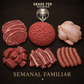 Colección Semanal Familiar — Grass-Fed + Envío Gratis (≈21 lb)